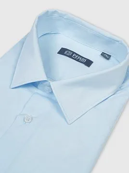 СОРОЧКА МУЖСКАЯ PEPLOS SHB060-C ГОЛУБОЙ