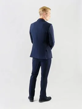 КОСТЮМ МУЖСКОЙ PEPLOS SU24027-SL ТЕМНО-СИНИЙ