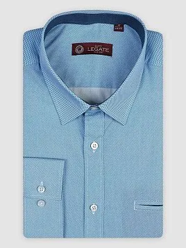СОРОЧКА МУЖСКАЯ MAJESTIC LEGATE SH22095-R БИРЮЗОВЫЙ