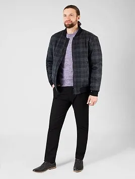 КУРТКА -БОМБЕР МУЖСКАЯ PEPLOS OW2231-JA СЕРЫЙ