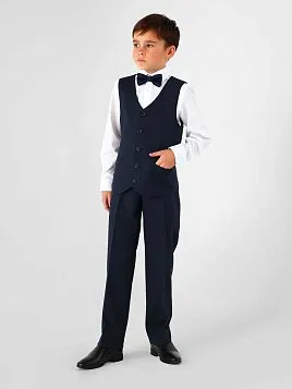 ЖИЛЕТ ДЛЯ МАЛЬЧИКА PEPLOS V25B002-350 ТЕМНО-СИНИЙ