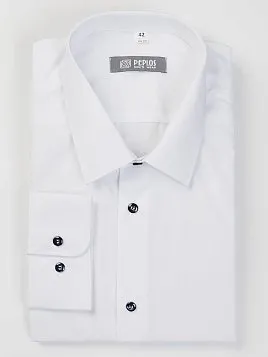 СОРОЧКА МУЖСКАЯ PEPLOS SH20003-SL БЕЛЫЙ