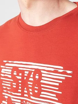 ФУТБОЛКА МУЖСКАЯ PEPLOS TS21114-R ОРАНЖЕВЫЙ