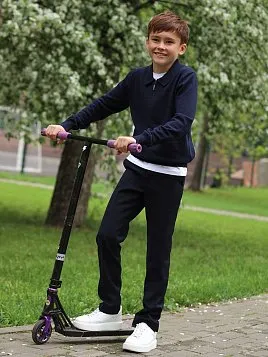 БРЮКИ ДЛЯ МАЛЬЧИКА PEPLOS TR25J002-322 ТЕМНО-СИНИЙ