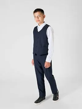 ЖИЛЕТ ДЛЯ МАЛЬЧИКА PEPLOS V21J002-332 ТЕМНО-СИНИЙ