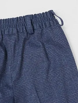 БРЮКИ ДЛЯ МАЛЬЧИКА МЛ. ШКОЛА PEPLOS TR22B005-313 СИНИЙ (Трикотажные)