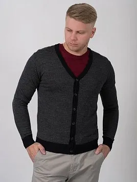 КАРДИГАН МУЖСКОЙ PEPLOS KN19C008 СЕРЫЙ КАРДИГАН МУЖСКОЙ PEPLOS KN19C008 СЕРЫЙ