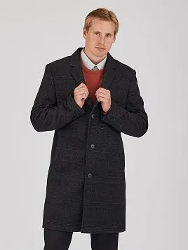 МУЖСКОЕ ПАЛЬТО OW26205-CT ЧЁРНОЕ