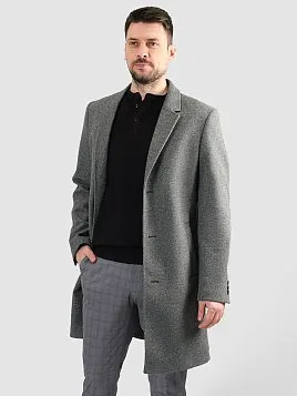 ПАЛЬТО МУЖСКОЕ PEPLOS OW2551-CT СЕРЫЙ