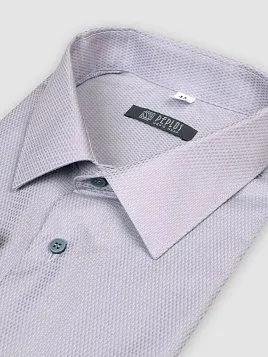 СОРОЧКА МУЖСКАЯ PEPLOS SH21094-С СЕРЫЙ