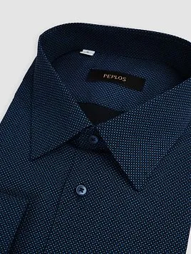 МУЖСКАЯ СОРОЧКА SH26145-C ТЕМНО-СИНЯЯ