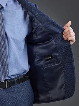 СИНИЙ КОСТЮМ PEPLOS SU26135-R