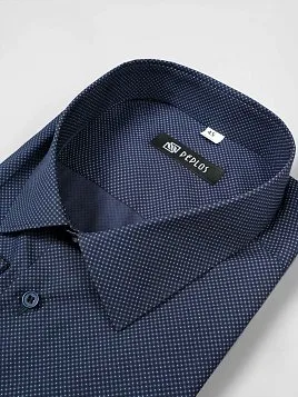 СОРОЧКА МУЖСКАЯ PEPLOS SH23136-С ТЕМНО-СИНИЙ