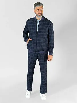 ПИДЖАК-БОМБЕР МУЖСКОЙ PEPLOS JA23013-В ТЕМНО-СИНИЙ