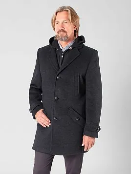 ПАЛЬТО МУЖСКОЕ PEPLOS OW2203-CT СЕРЫЙ