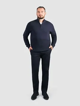 СВИТЕР МУЖСКОЙ PEPLOS KN25S032 ТЕМНО-СИНИЙ