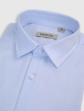 СОРОЧКА ДЛЯ МАЛЬЧИКА PEPLOS SH25J061-K-R ГОЛУБОЙ