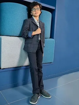 ПИДЖАК ДЛЯ МАЛЬЧИКА PEPLOS JA23B102-SL ТЕМНО-СИНИЙ