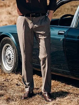 БРЮКИ МУЖСКИЕ PEPLOS TR25157-224 БЕЖЕВЫЙ