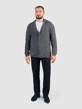 КАРДИГАН МУЖСКОЙ PEPLOS KN25C046 ТЕМНО-СИНИЙ