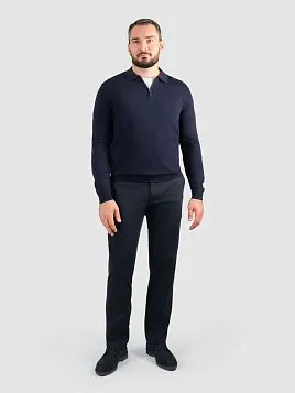 ДЖЕМПЕР МУЖСКОЙ PEPLOS KN25SH045 ТЕМНО-СИНИЙ