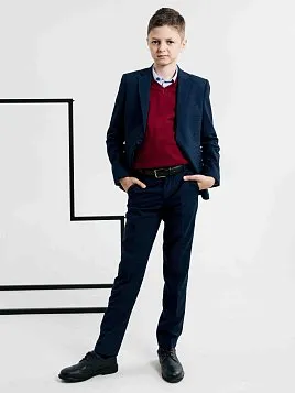 ПИДЖАК ДЛЯ МАЛЬЧИКА PEPLOS JA24B201-SL ТЕМНО-СИНИЙ