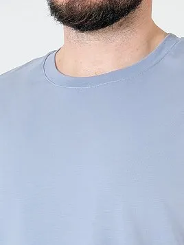 ФУТБОЛКА МУЖСКАЯ PEPLOS TS24103-R ГОЛУБОЙ