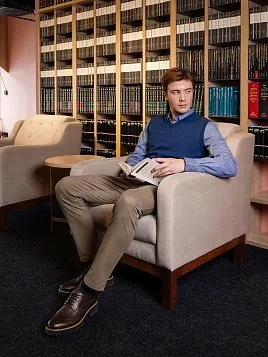 БРЮКИ МУЖСКИЕ PEPLOS P2406-SL БЕЖЕВЫЙ