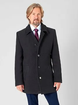 ПАЛЬТО МУЖСКОЕ PEPLOS OW2209-CT СЕРЫЙ