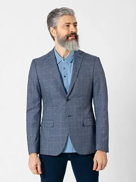 ПИДЖАК МУЖСКОЙ PEPLOS JA19040-SL СИНИЙ