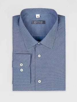 СОРОЧКА МУЖСКАЯ PEPLOS SH22136-С СИНИЙ