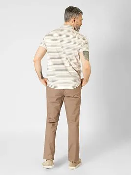 РУБАШКА-ПОЛО МУЖСКАЯ PEPLOS TS22005-P БЕЖЕВЫЙ