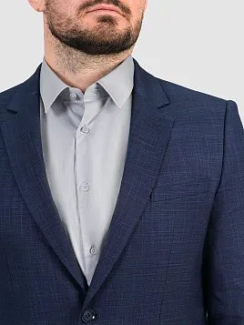 КОСТЮМ МУЖСКОЙ PEPLOS SU25006-R СИНИЙ