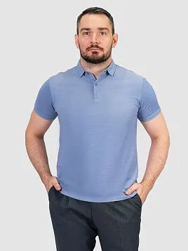 РУБАШКА-ПОЛО МУЖСКАЯ PEPLOS TSP25056-R СИНИЙ