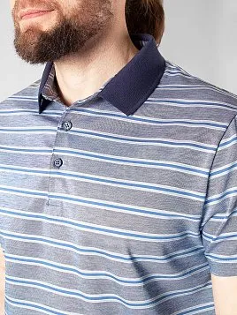 РУБАШКА-ПОЛО МУЖСКАЯ PEPLOS TS22001-P СЕРЫЙ