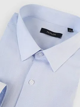 СОРОЧКА МУЖСКАЯ PEPLOS SH25069-R ГОЛУБОЙ