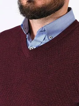 ЖИЛЕТ МУЖСКОЙ PEPLOS KN-CV-06 БОРДОВЫЙ