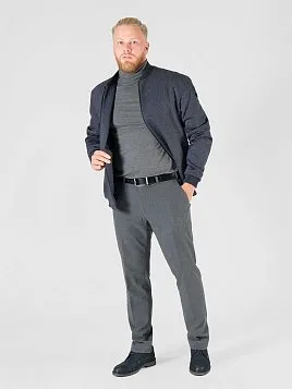 ПИДЖАК-БОМБЕР МУЖСКОЙ PEPLOS JA22017 ТЕМНО-СИНИЙ