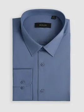 МУЖСКАЯ СОРОЧКА SH26134-SL СИНЯЯ