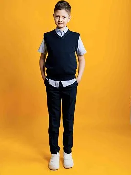 БРЮКИ ДЛЯ МАЛЬЧИКА PEPLOS TR24B201-SL ТЕМНО-СИНИЙ