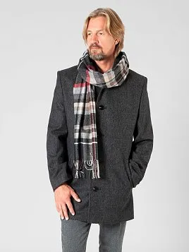 ПАЛЬТО МУЖСКОЕ PEPLOS OW2208-CT СЕРЫЙ