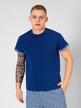 ФУТБОЛКА МУЖСКАЯ PEPLOS TS22002-R СИНИЙ