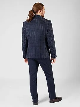 КОСТЮМ МУЖСКОЙ PEPLOS SU22041-SL ТЕМНО-СИНИЙ (ЖИЛЕТ ОТДЕЛЬНО)