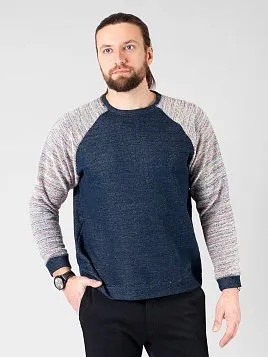 СВИТШОТ МУЖСКОЙ PEPLOS SW22004-R СИНИЙ