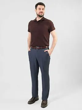 РУБАШКА-ПОЛО МУЖСКАЯ PEPLOS TSP25008-R КОРИЧНЕВЫЙ