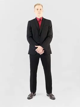 КОСТЮМ МУЖСКОЙ PEPLOS SU25014-С ЧЁРНЫЙ