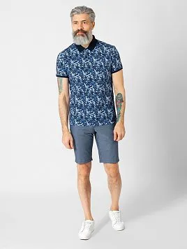 РУБАШКА-ПОЛО МУЖСКАЯ PEPLOS TS21001-P СИНИЙ