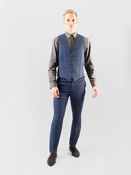 ЖИЛЕТ МУЖСКОЙ PEPLOS V25109-003 СИНИЙ