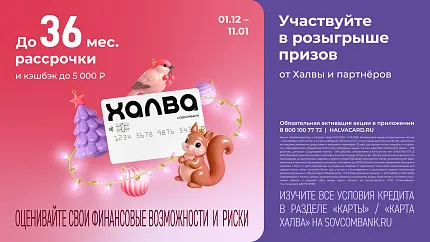 Новогодний бум с Халвой