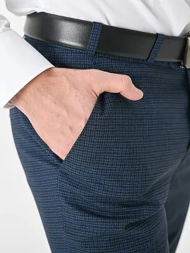 БРЮКИ МУЖСКИЕ PEPLOS TR21026-282 СИНИЙ